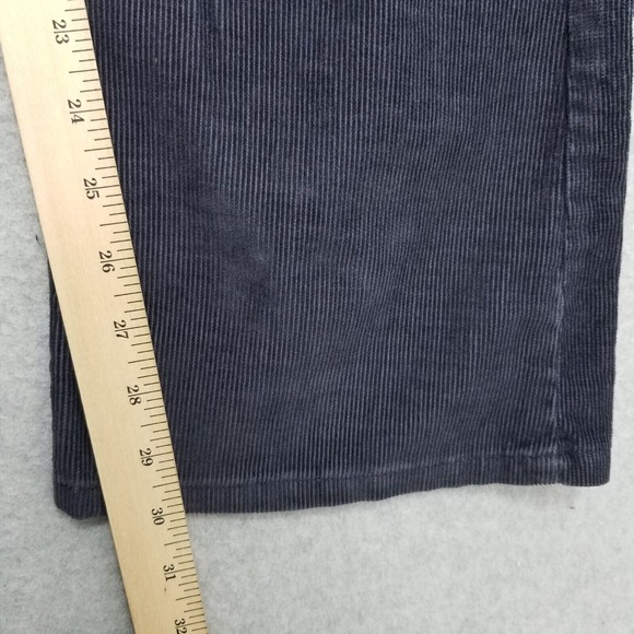 Vintage Abercrombie‎ & Fitch Pants Womens 8 Blue Pockets Flared Velvet 30x30 - Picture 8 of 14